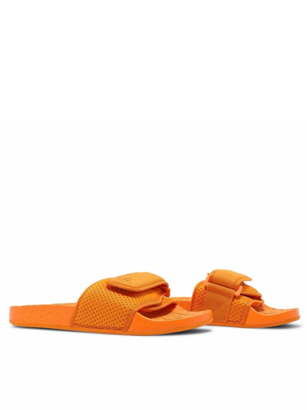 adidas Pharrell Boost Orange Slides Size US 10 Men’s (Deadstock)